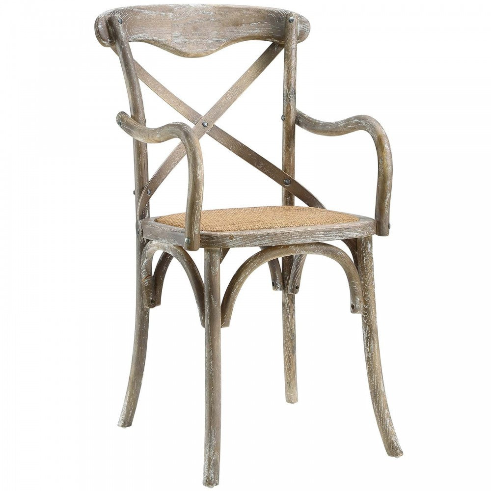 Gear Dining Armchair Set of 2, Gray