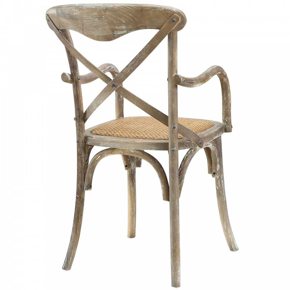 Gear Dining Armchair, Gray
