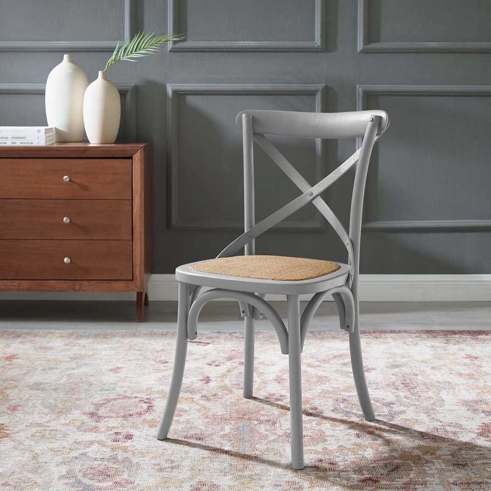 Gear Dining Side Chair, Light Gray