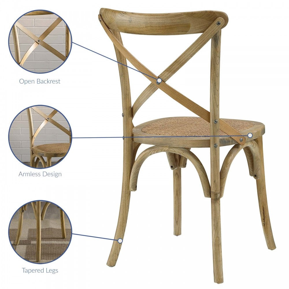 Gear Dining Side Chair, Natural