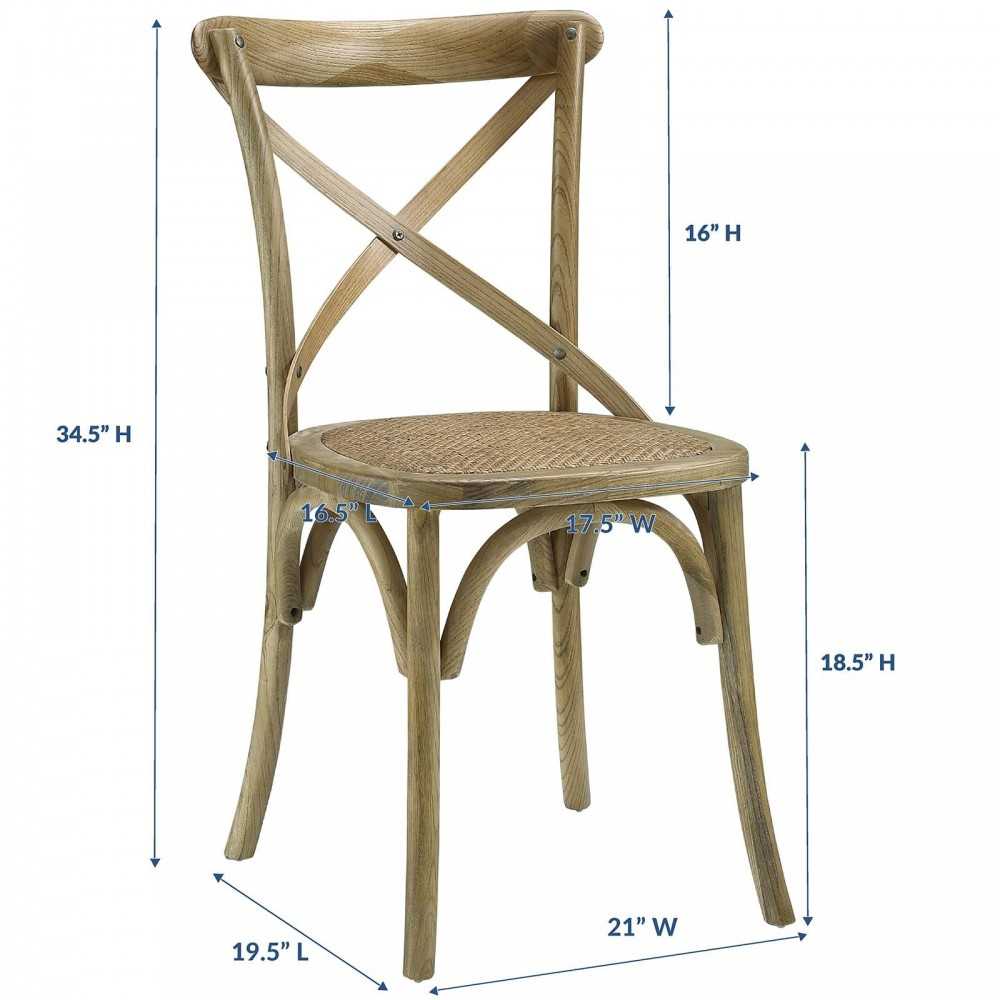 Gear Dining Side Chair, Natural