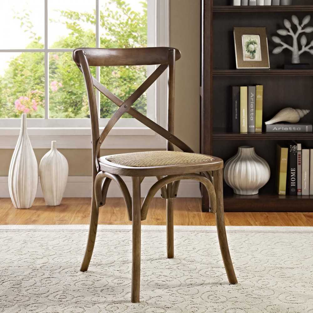 Gear Dining Side Chair, Walnut