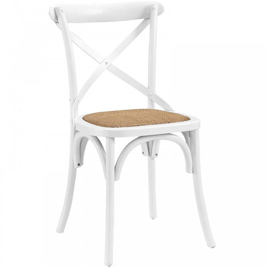 Gear Dining Side Chair, White