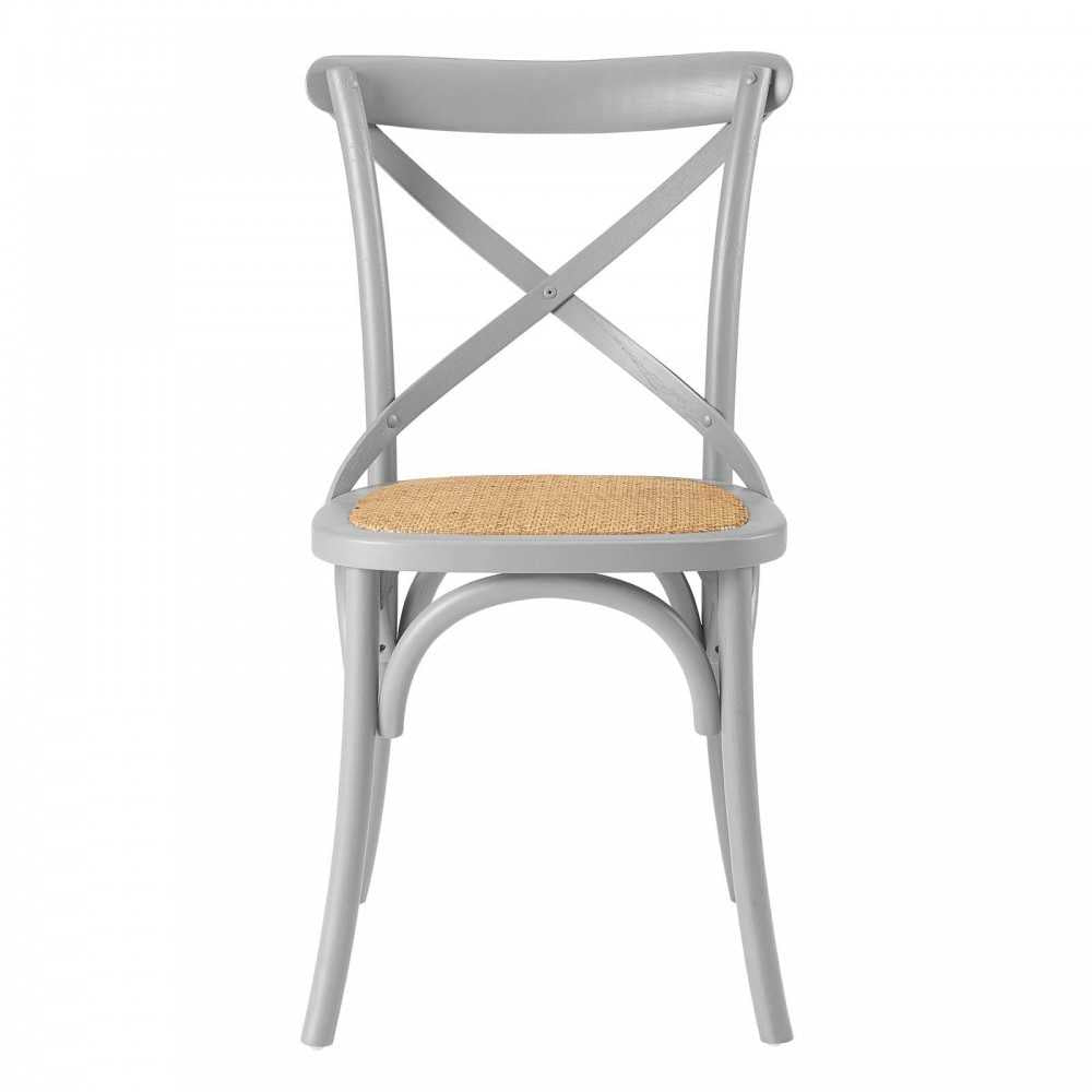Gear Dining Side Chair Set of 2, Light Gray