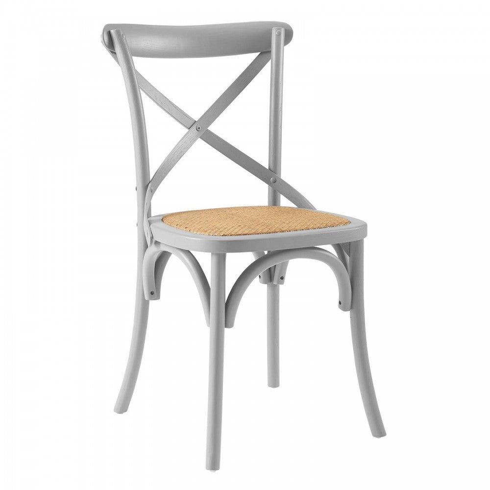 Gear Dining Side Chair Set of 2, Light Gray