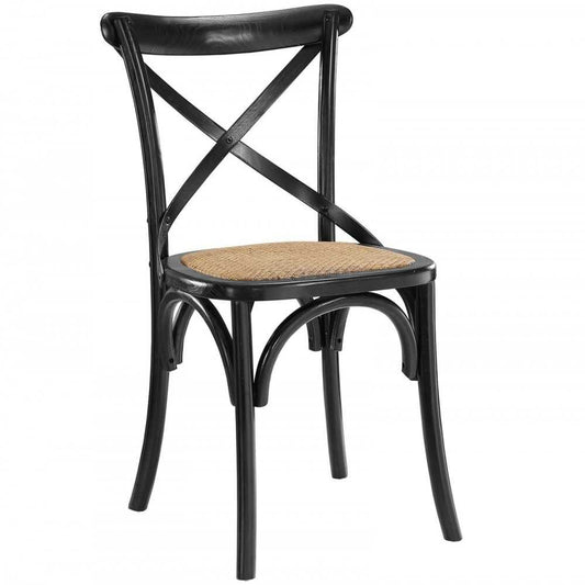 Gear Dining Side Chair, Black