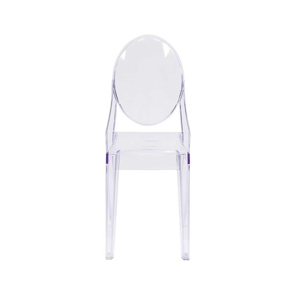Ghost Side Chair in Transparent Crystal
