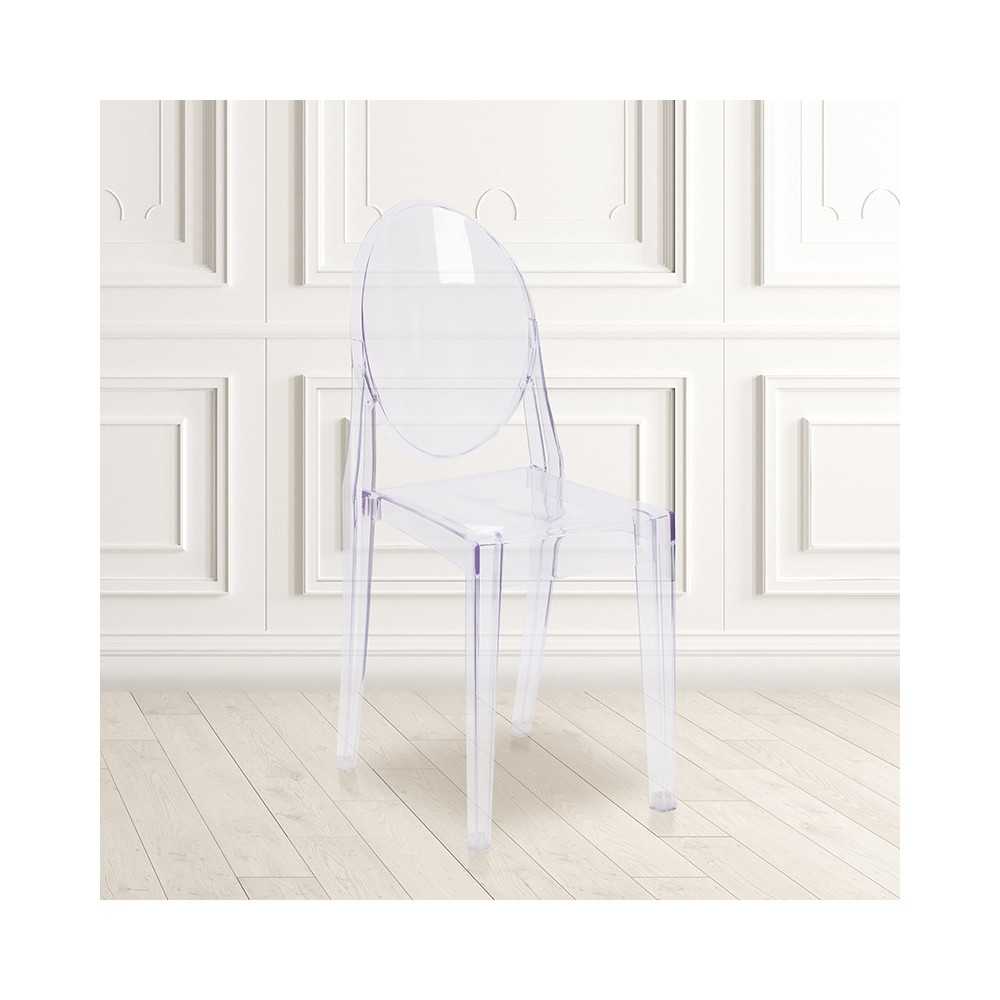 Ghost Side Chair in Transparent Crystal
