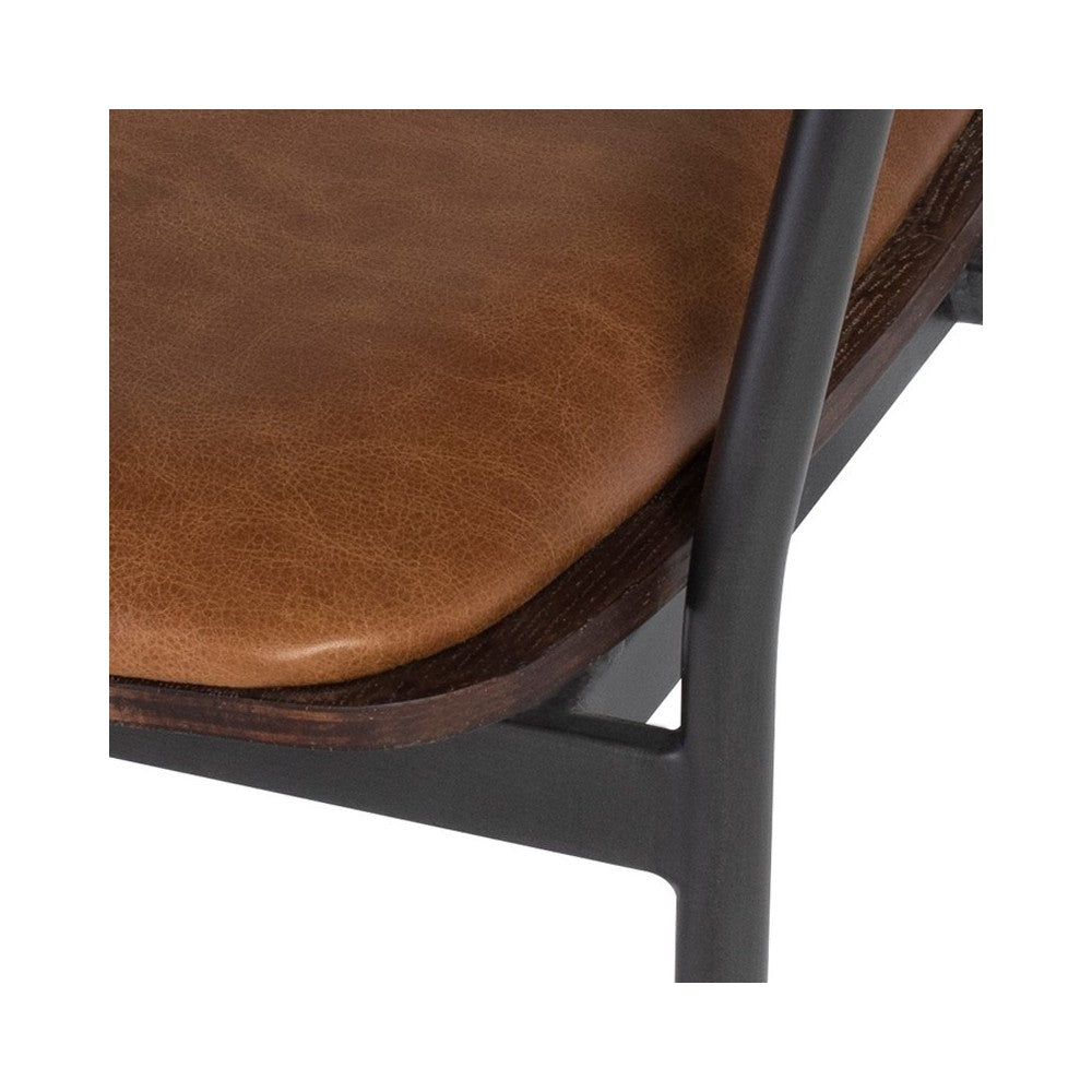 Gianni Desert Leather Dining Chair