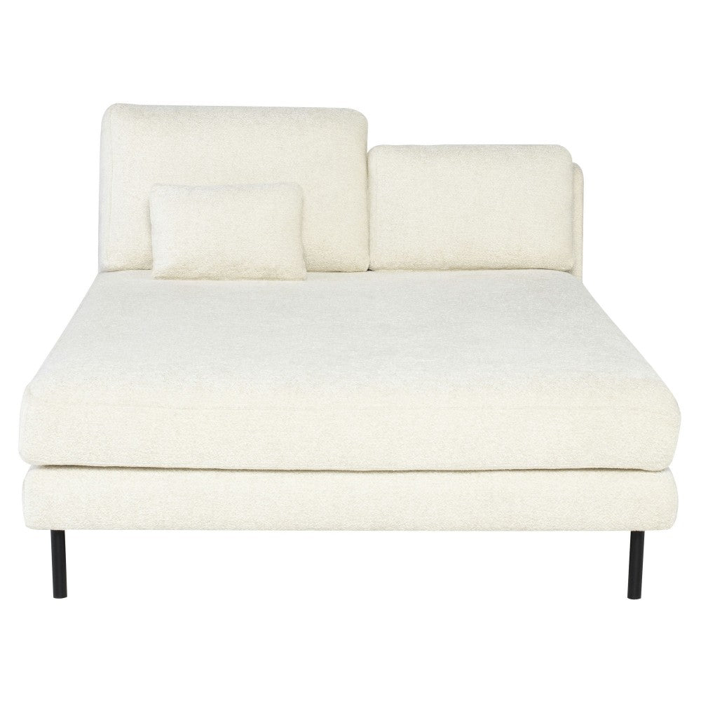 Gigi Coconut Fabric  Modular Sofa Chaise