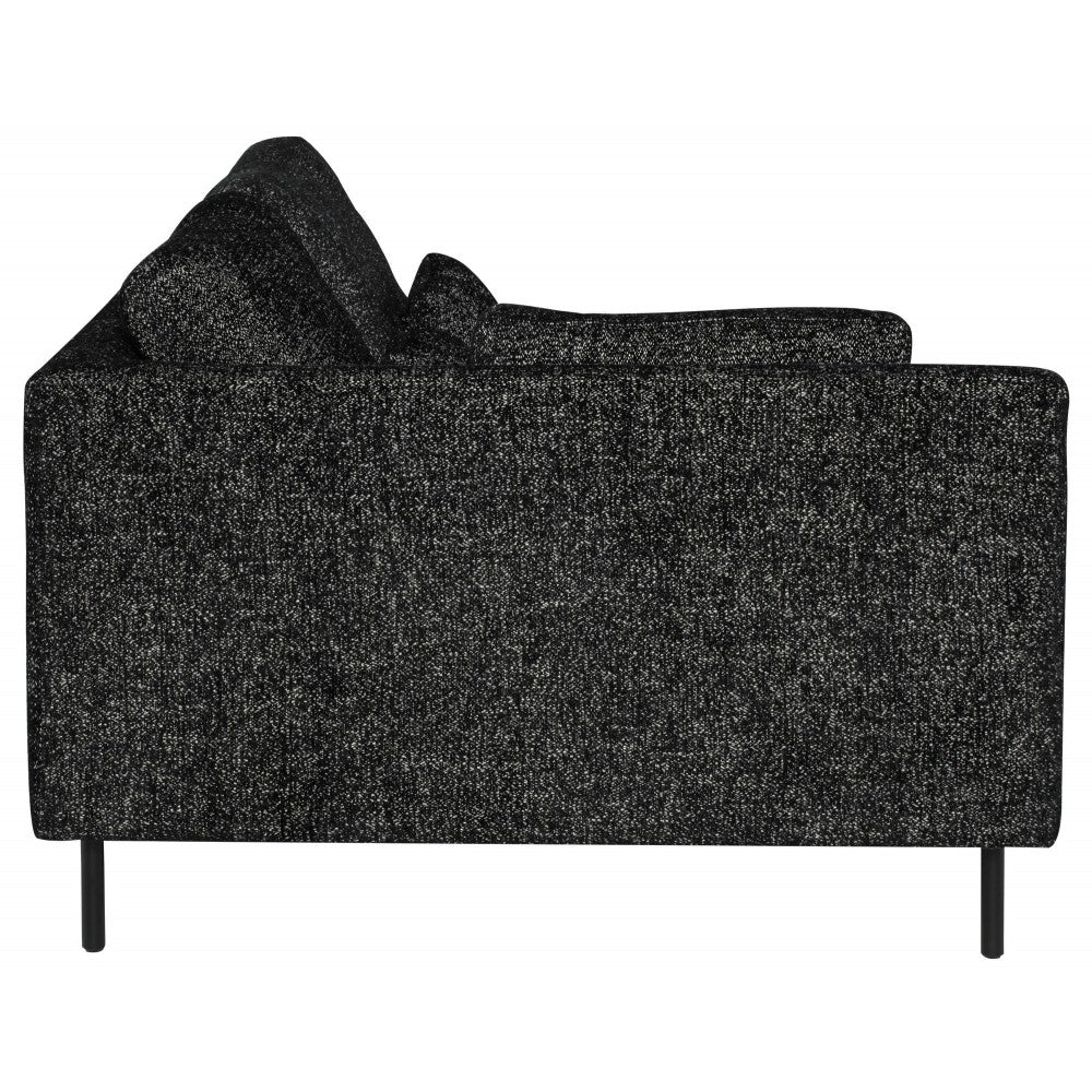 Gigi Salt & Pepper Fabric  Modular Sofa Left