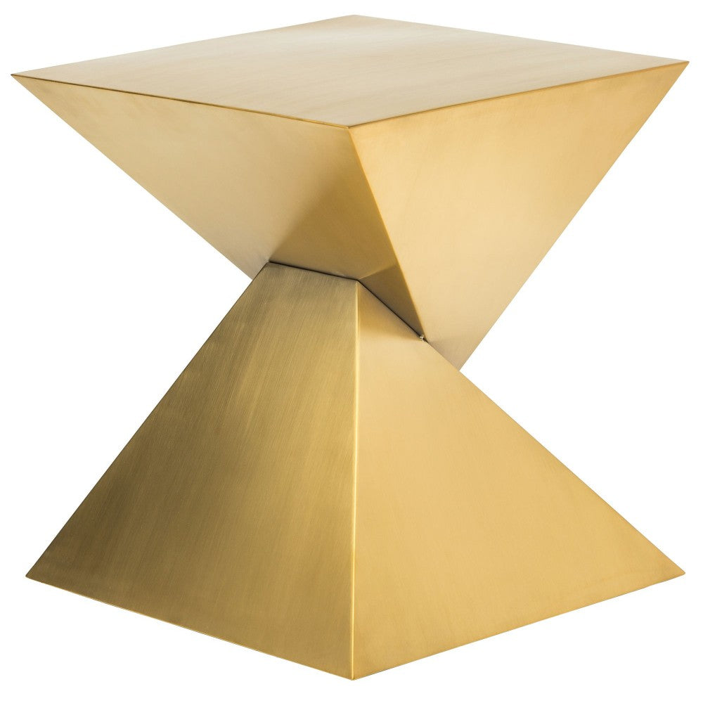 Giza Steel Gold Metal Side Table