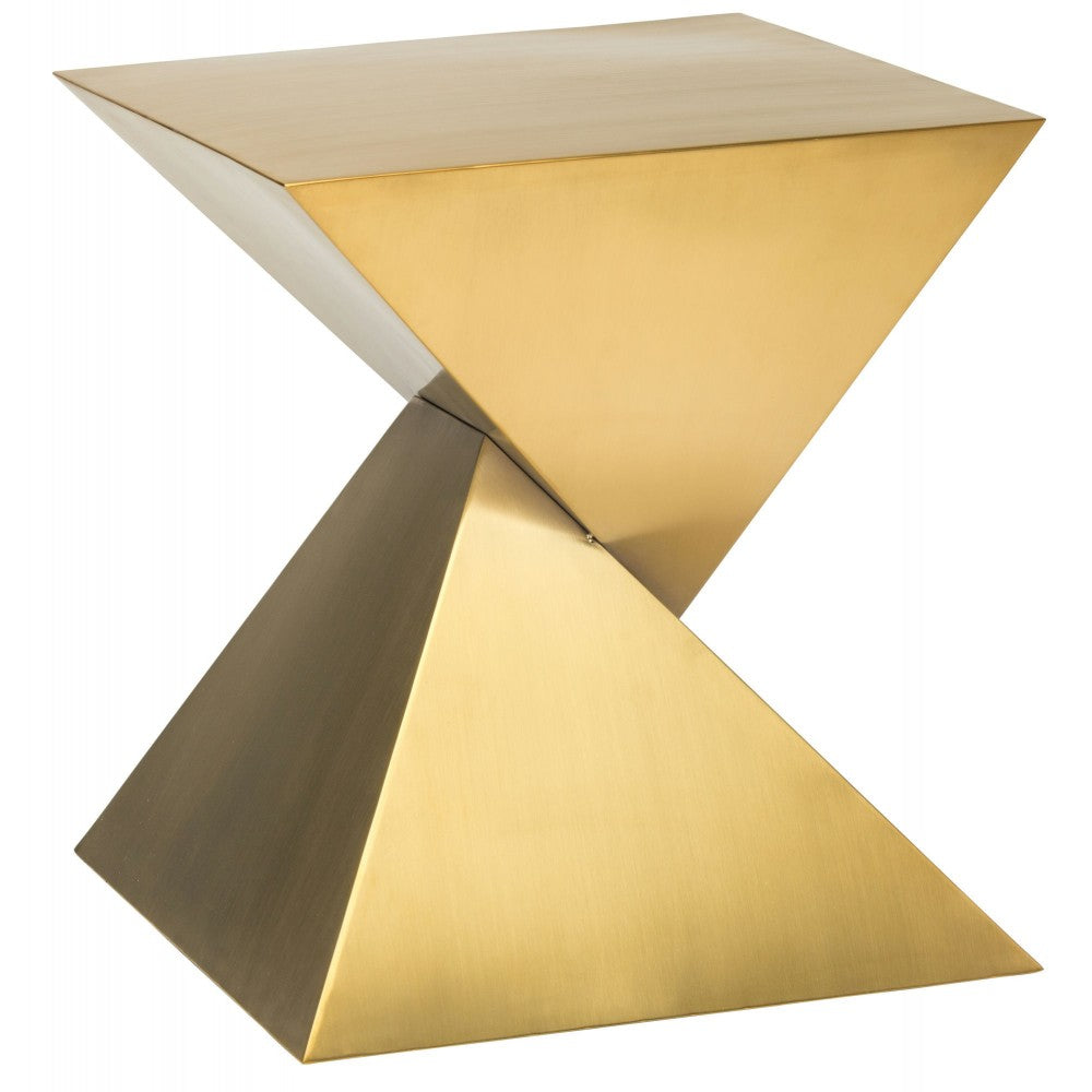 Giza Steel Gold Metal Side Table