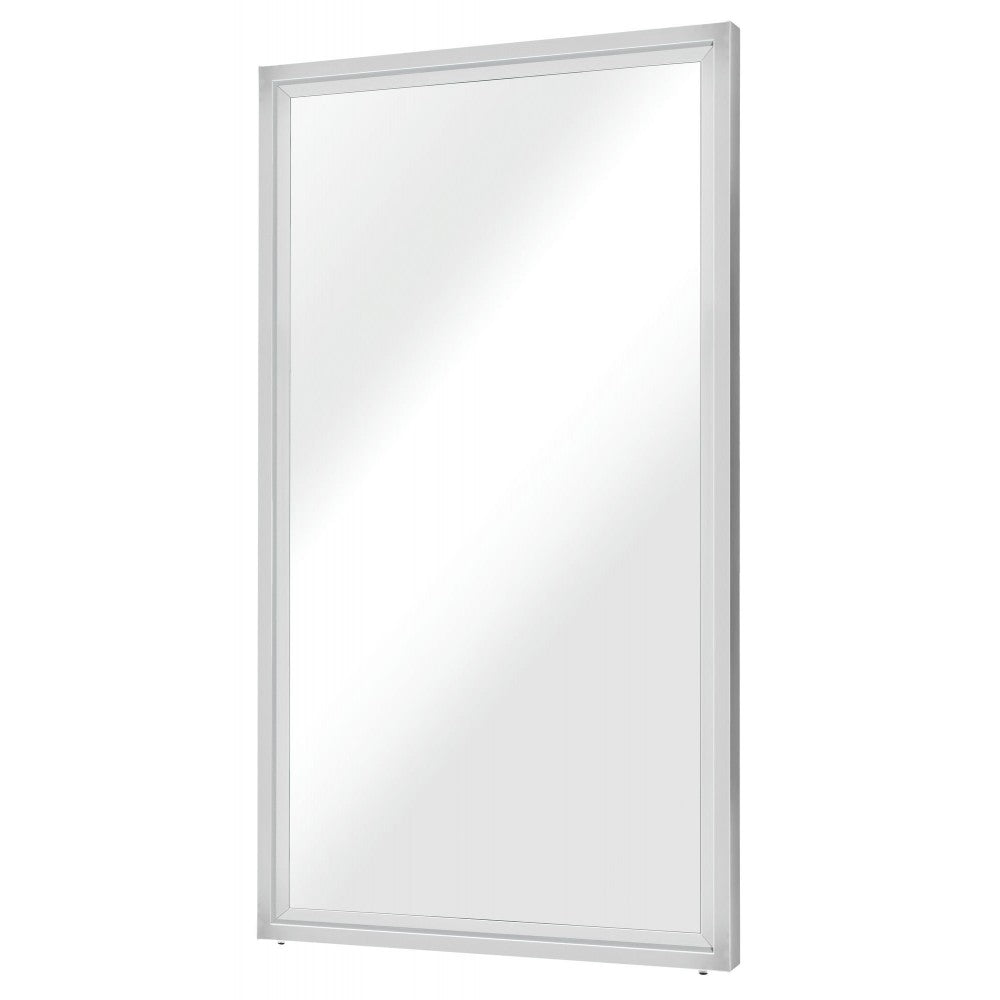 Glam Silver Metal Floor Mirror, HGDJ623