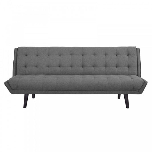 Glance Tufted Convertible Fabric Sofa Bed, White, EEI-3093-GRY
