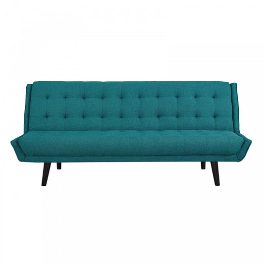 Glance Tufted Convertible Fabric Sofa Bed, White, EEI-3093-TEA