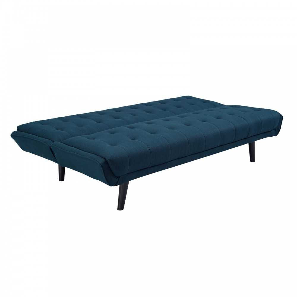 Glance Tufted Convertible Fabric Sofa Bed, White, EEI-3093-AZU