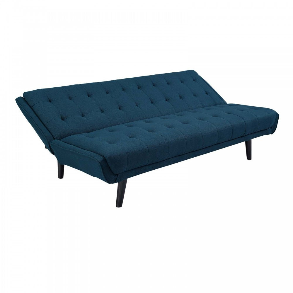 Glance Tufted Convertible Fabric Sofa Bed, White, EEI-3093-AZU