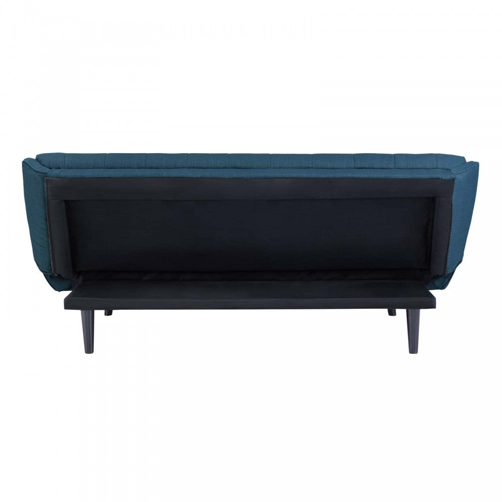 Glance Tufted Convertible Fabric Sofa Bed, White, EEI-3093-AZU
