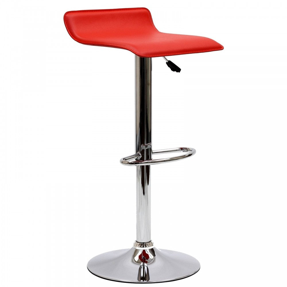 Gloria Bar Stool, Red