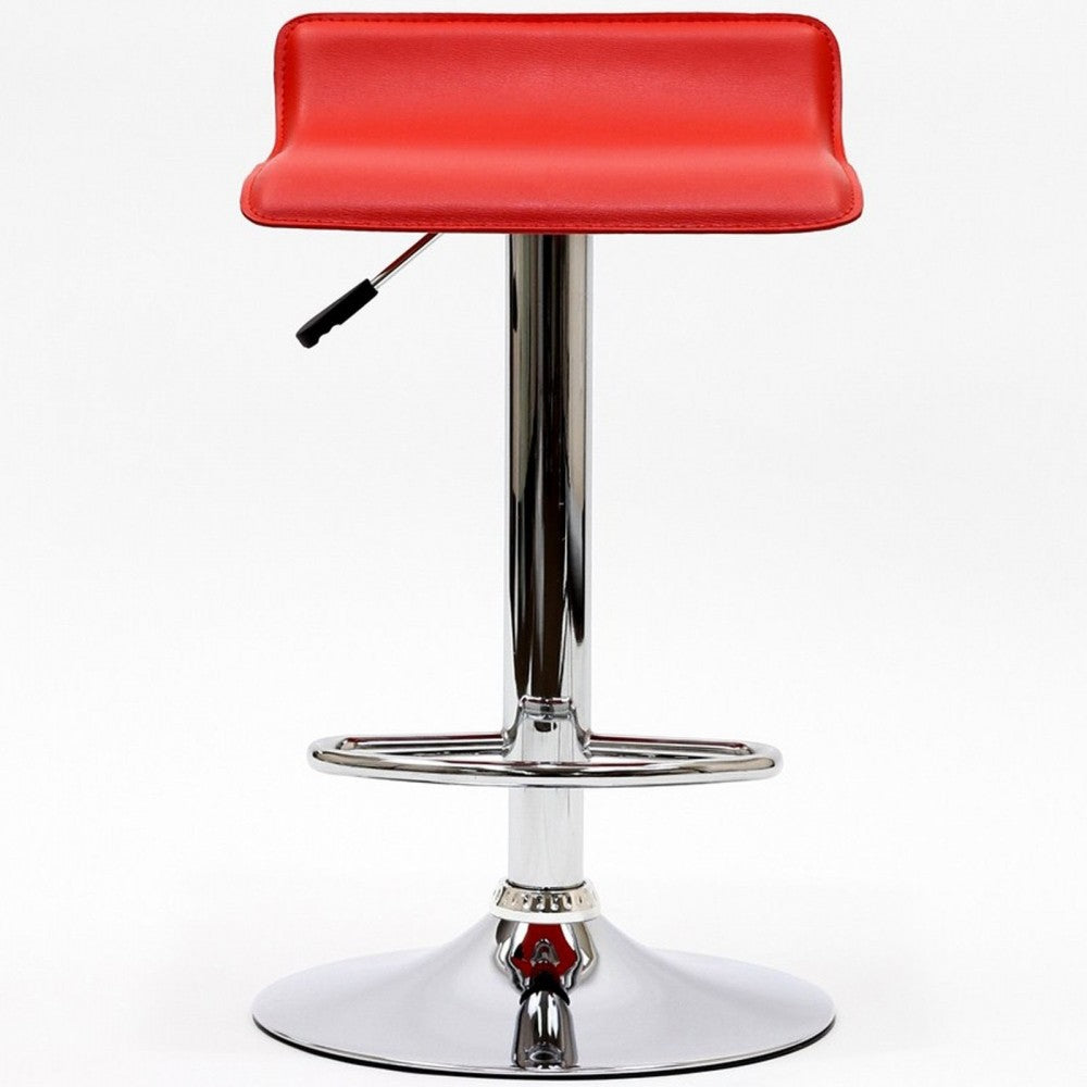 Gloria Bar Stool, Red