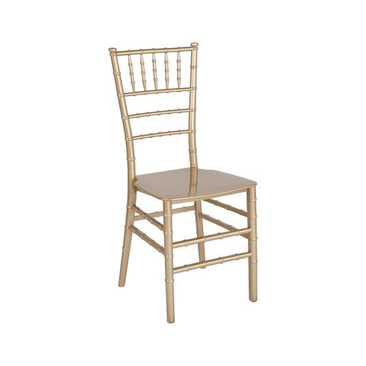 Gold Resin Stacking Chiavari Chair