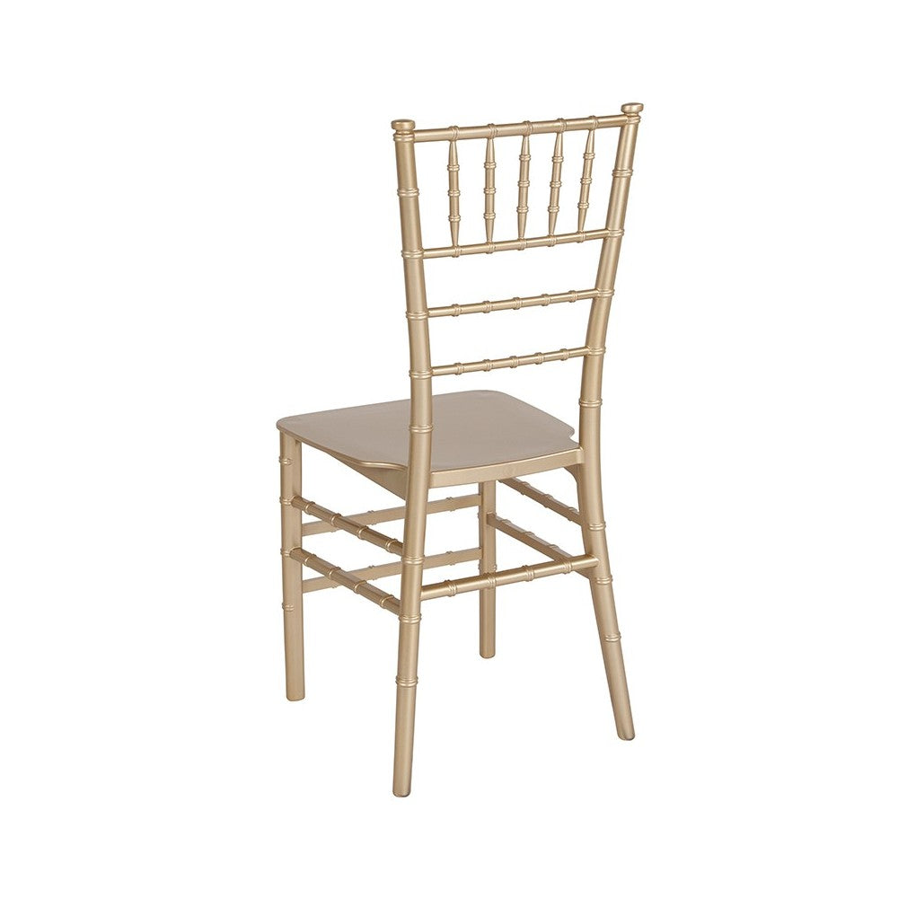 Gold Resin Stacking Chiavari Chair
