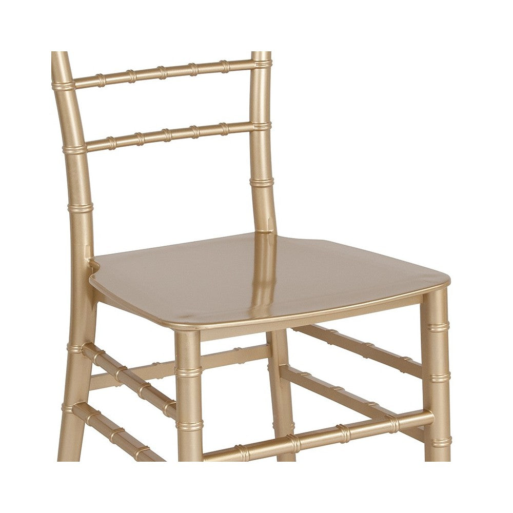 Gold Resin Stacking Chiavari Chair