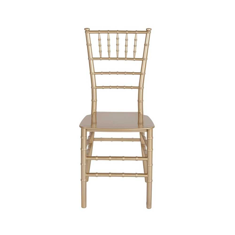 Gold Resin Stacking Chiavari Chair