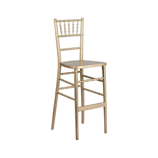 Gold Wood Chiavari Barstool