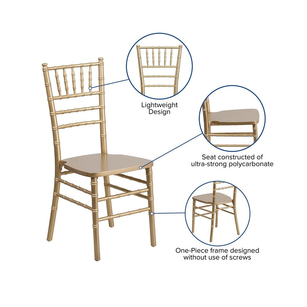 Gold Wood Chiavari Chair