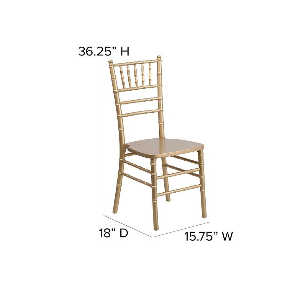 Gold Wood Chiavari Chair