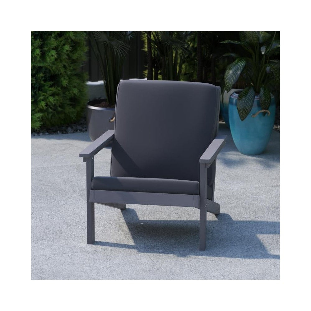 Gray Chair & Gray Cushions