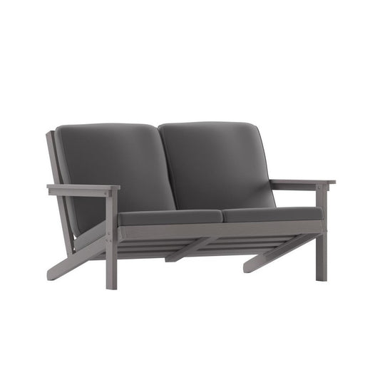 Gray/Gray Loveseat-Cushions