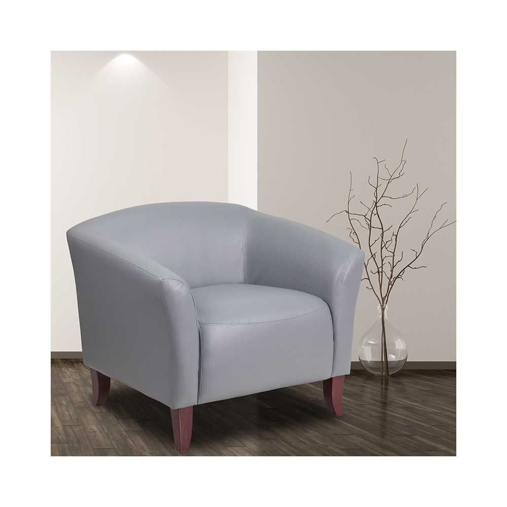 Gray LeatherSoft Chair