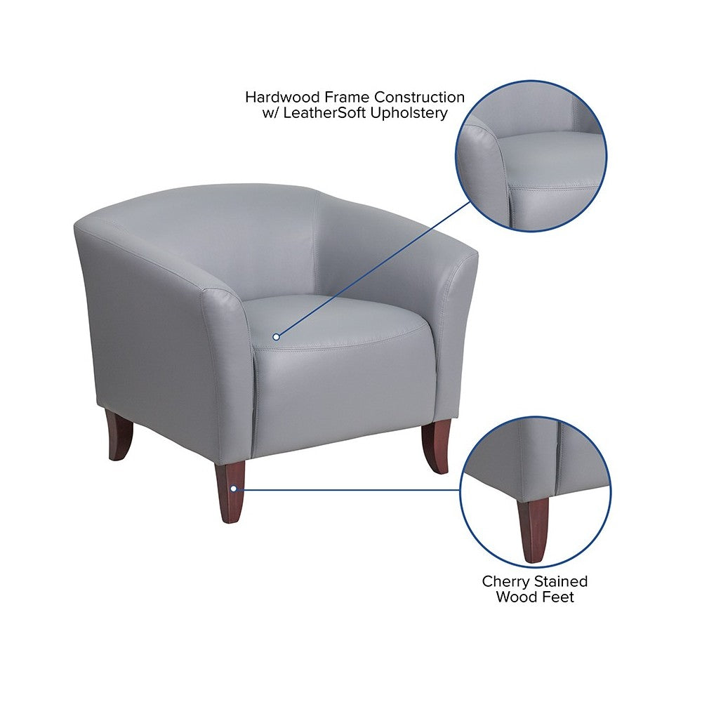 Gray LeatherSoft Chair