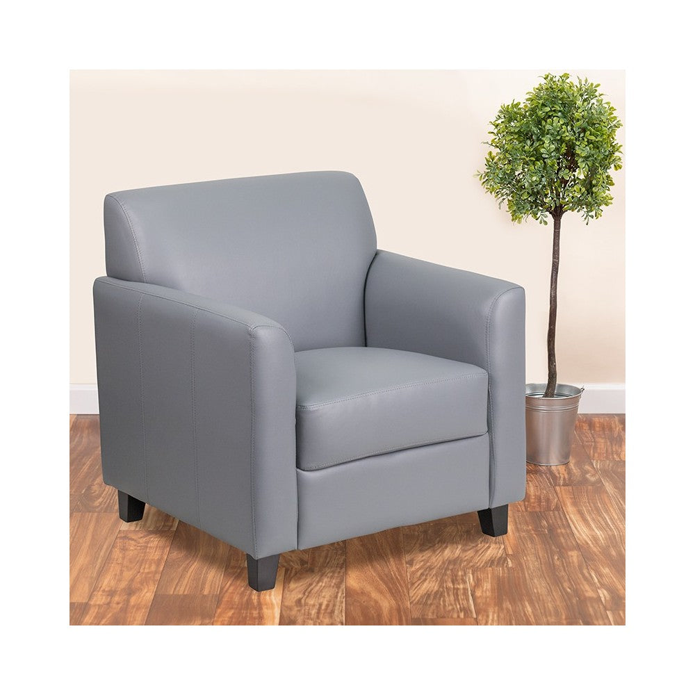 Gray LeatherSoft Chair