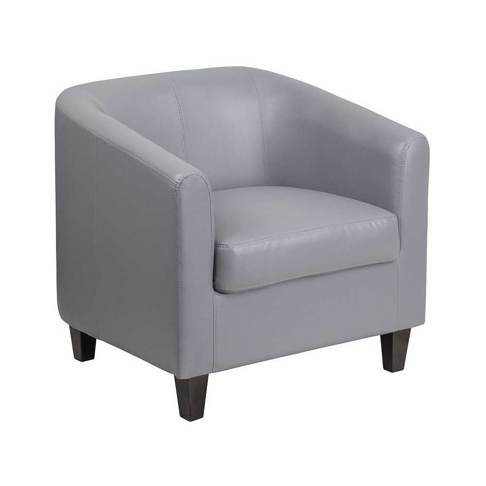 Gray LeatherSoft Lounge Chair