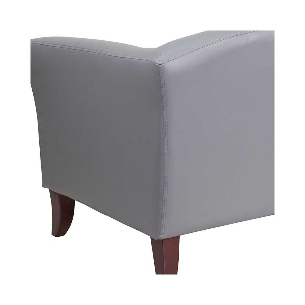 Gray LeatherSoft Loveseat