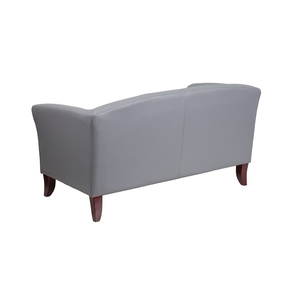 Gray LeatherSoft Loveseat