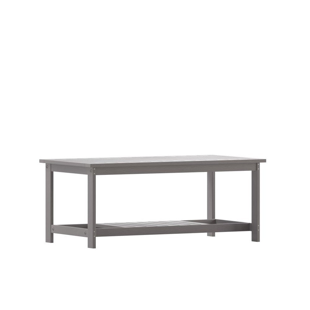 Gray Poly Resin Table