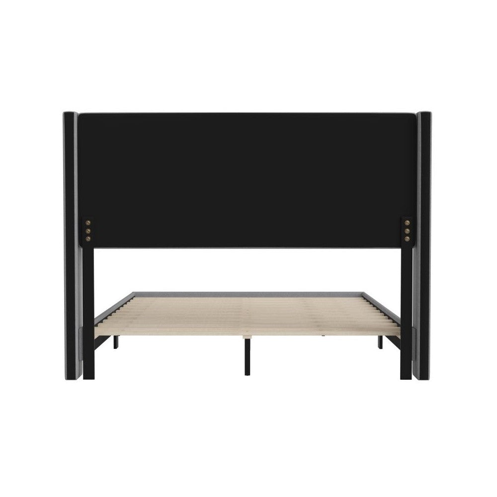 Gray Queen Platform Bed