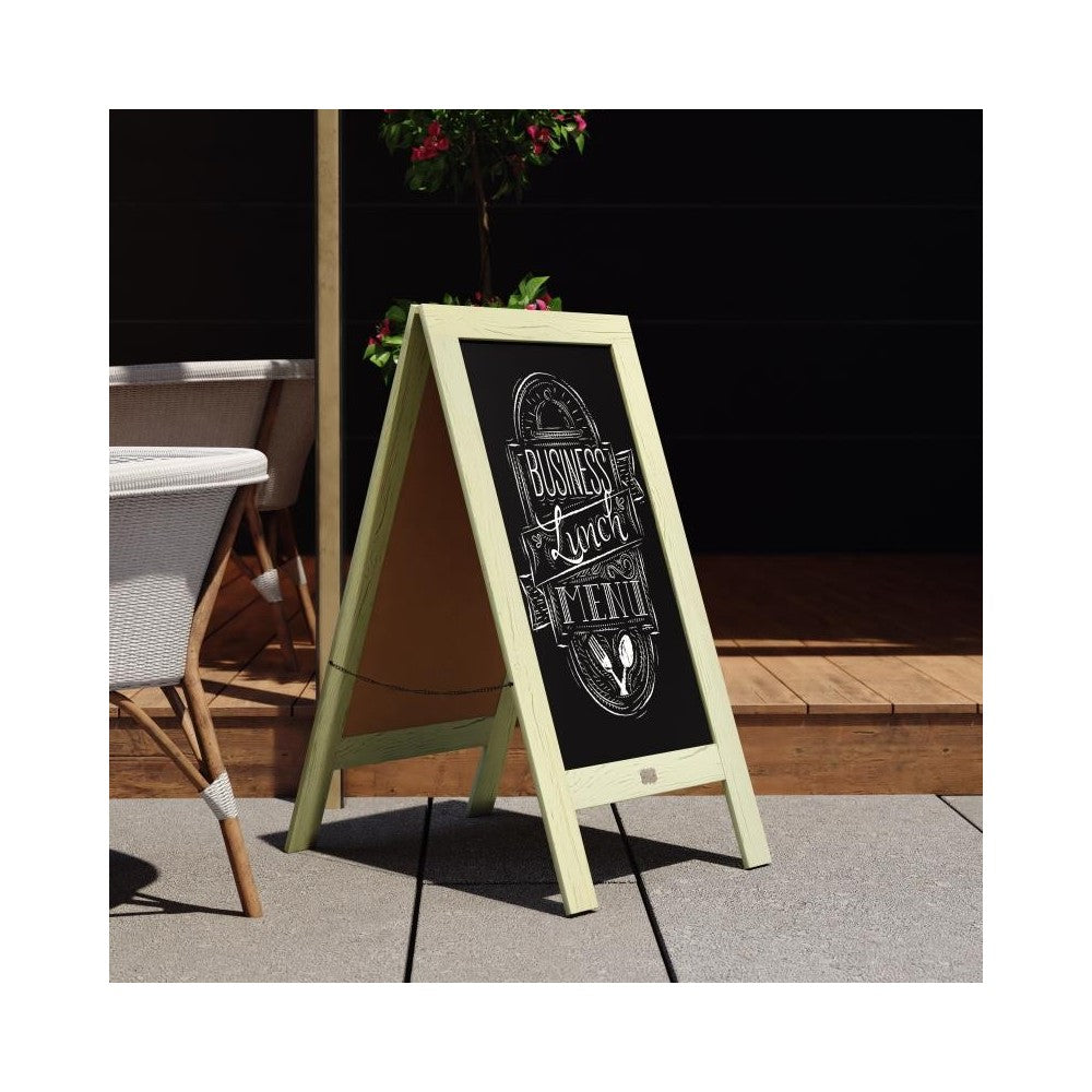 Green A-Frame Chalkboard