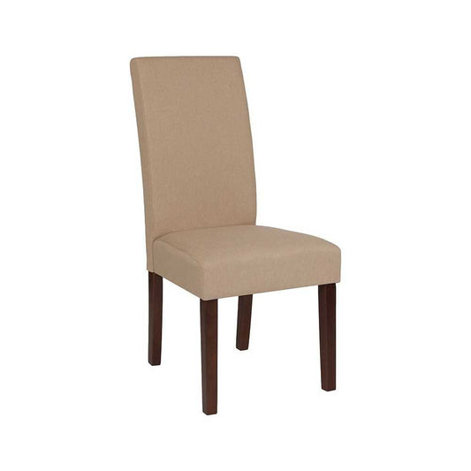 Greenwich Series Beige Fabric Parsons Chair