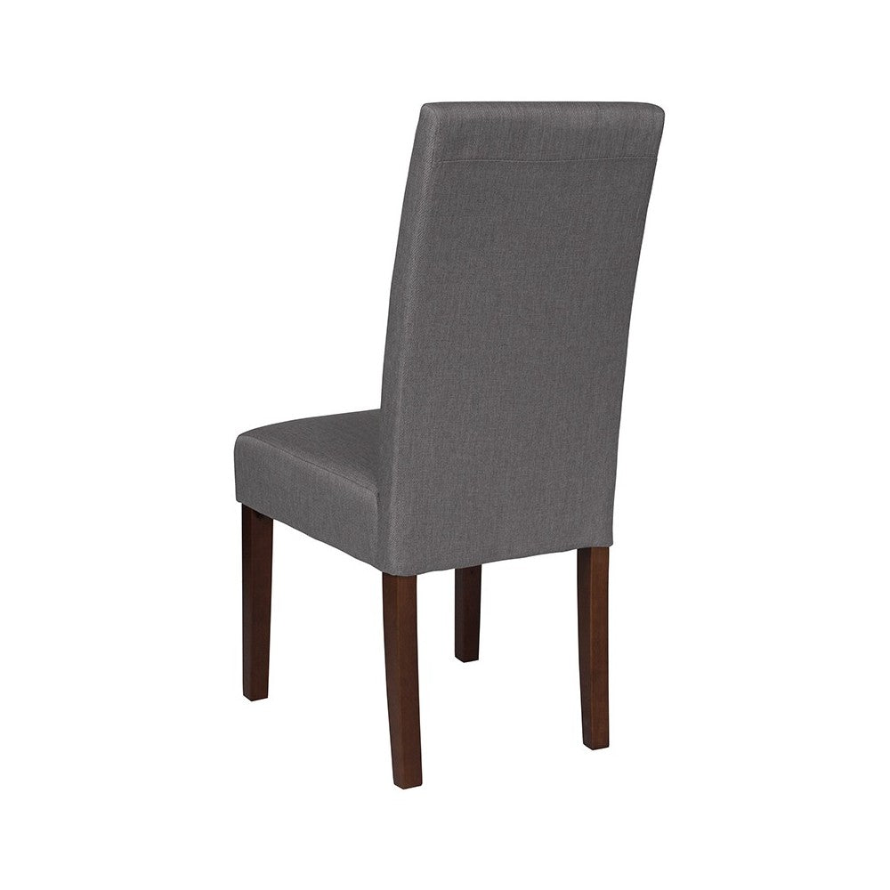 Greenwich Series Light Gray Fabric Parsons Chair