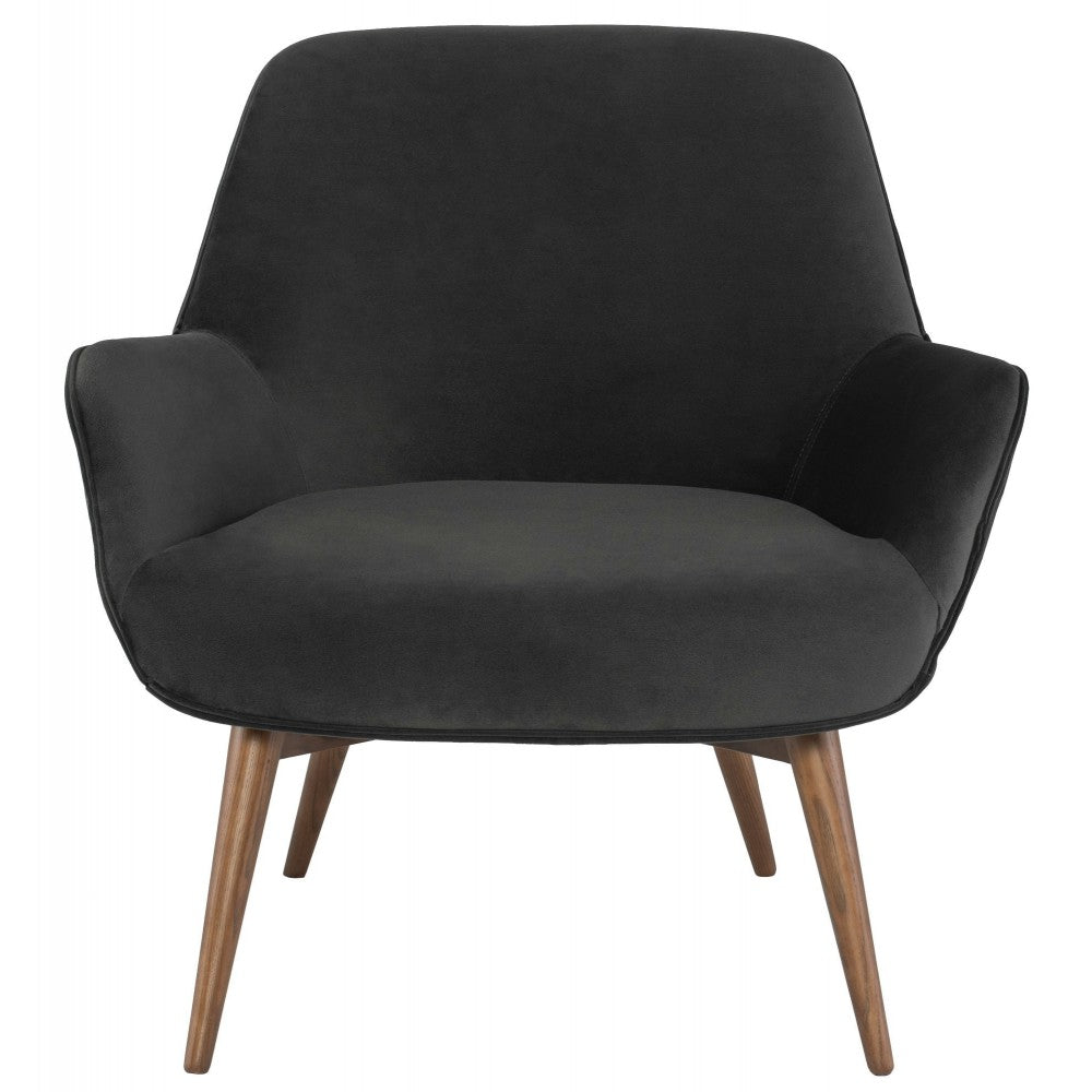 Gretchen Shadow Gray Fabric Occasional Chair