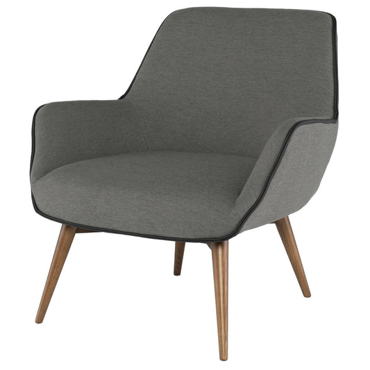 Gretchen Slate Gray Fabric Occasional Chair