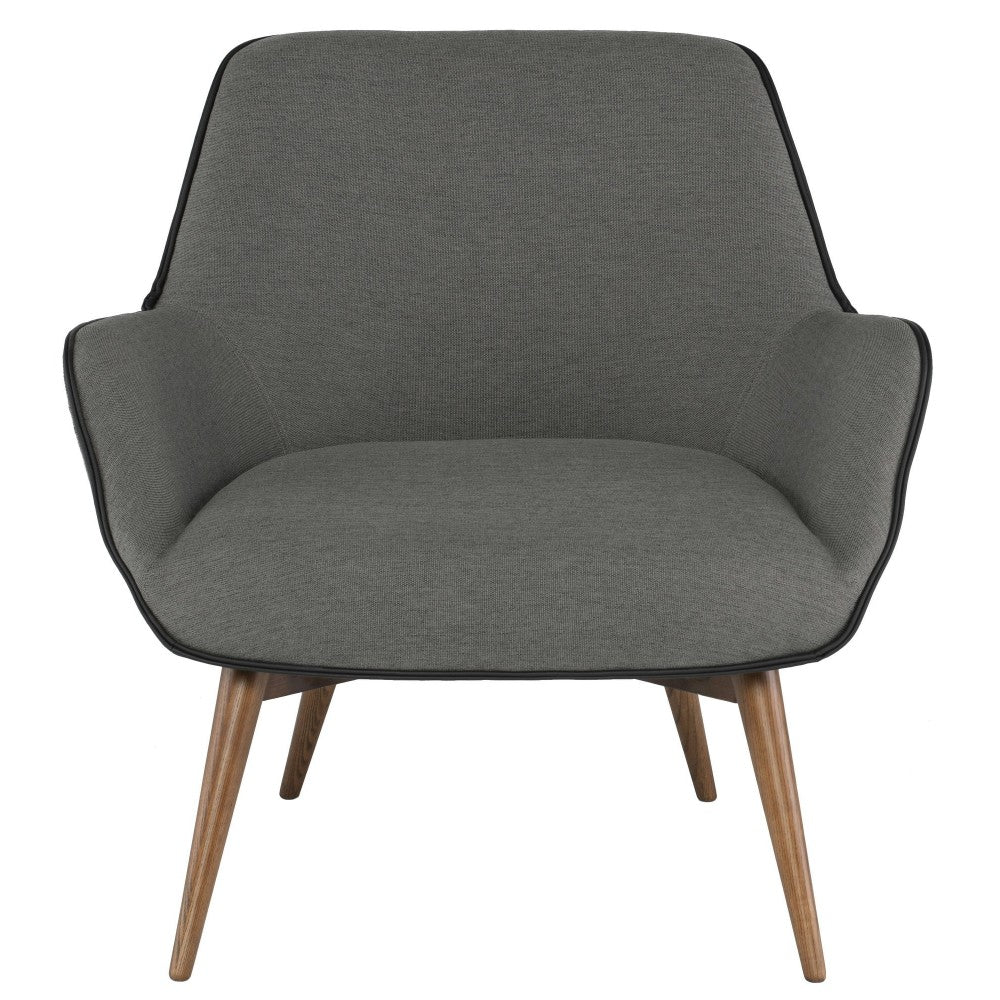 Gretchen Slate Gray Fabric Occasional Chair