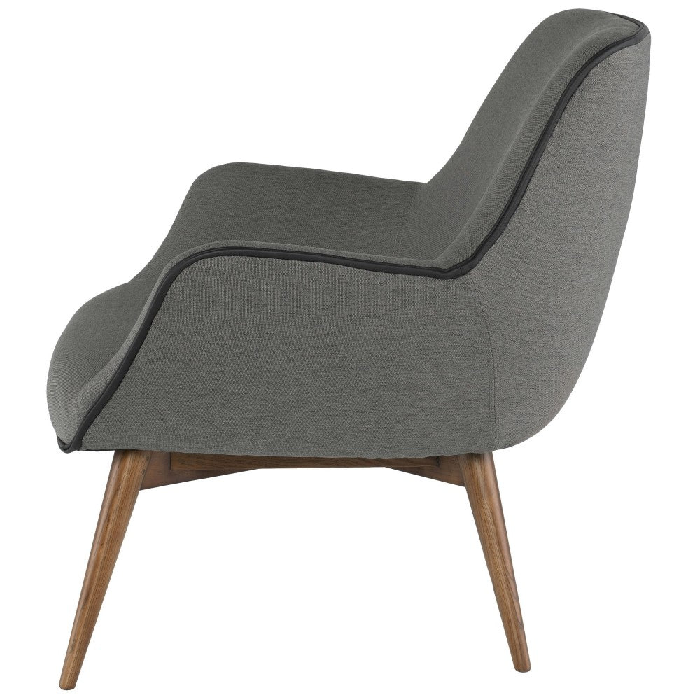 Gretchen Slate Gray Fabric Occasional Chair