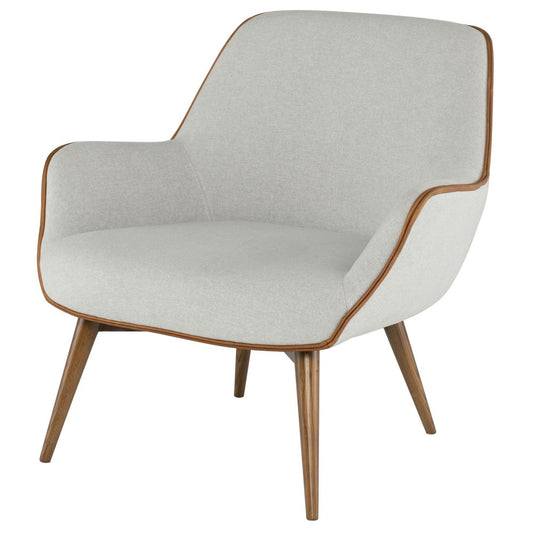 Gretchen Stone Gray Fabric Occasional Chair